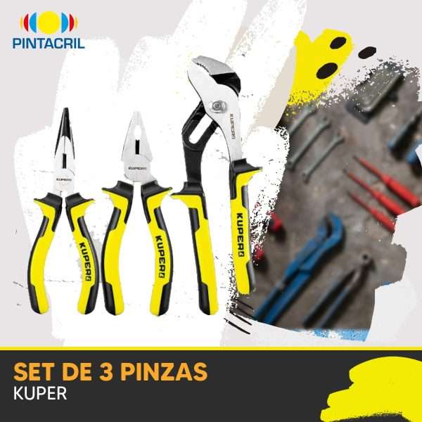 SET DE 3 PINZAS KUPER